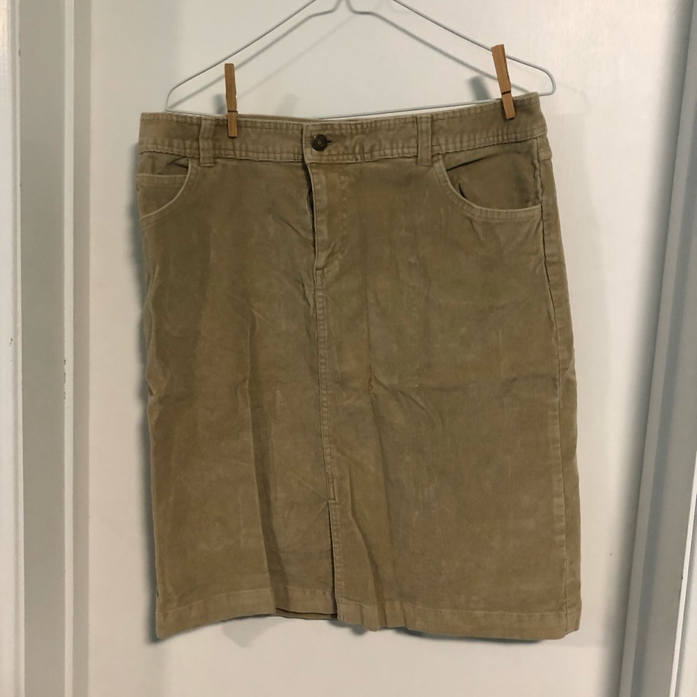 Corduroy Skirt